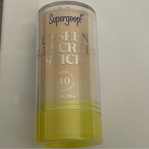 Supergoop! Unseen Sunscreen Stick SPF 40 - Clear and Yellow